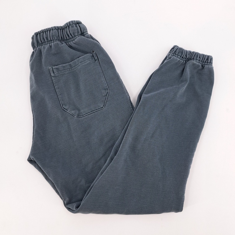 HOURS Mens Jogger Sweatpants Charcoal Gray Elastic Waist Drawstring Size M